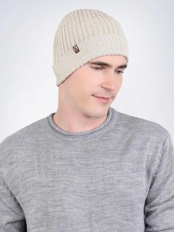 Beige_Woolen_Cap_For_Unisex