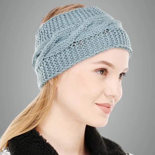 Light_Blue_Woolen_Headband_For_Women