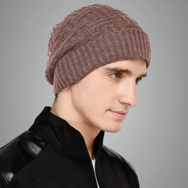 Peanut_Brown_Woolen_Cap_For_Unisex