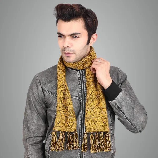 Yellow_Woolen_Muffler_For_Unisex