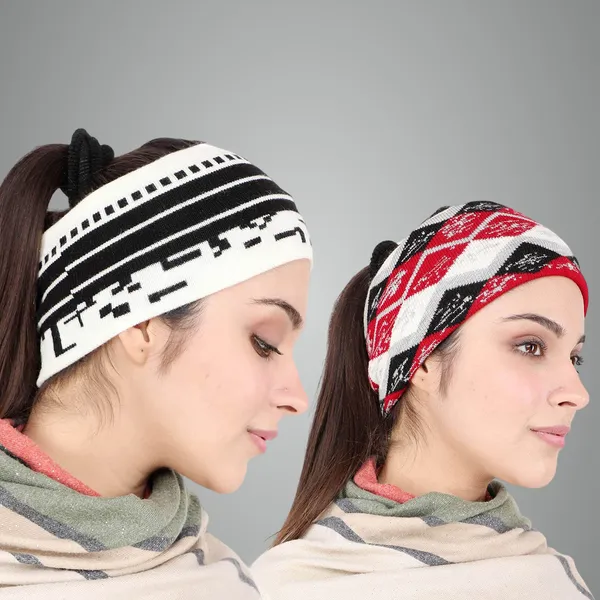 Multicolor_Woolen_Cap_For_Women_(Pack_Of_2)