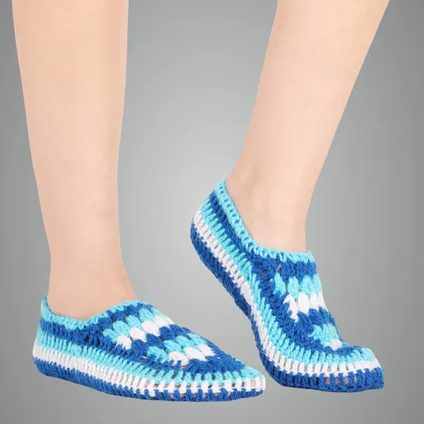 Blue_Woolen_Socks_For_Women