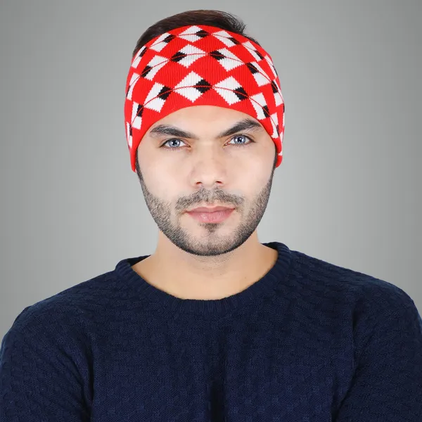 Red_Woolen_Earwarmer_For_Unisex
