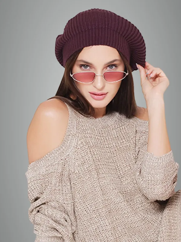 Purple_Woolen_Cap_For_Women