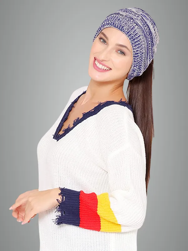 Blue_Woolen_Cap_For_Women