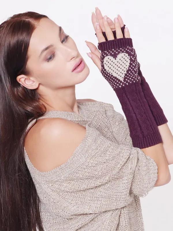 Fine_knitted_Long_Warm_Winter_Mittens_Gloves_with_Thumb_Hole_for_Women_(Purple)