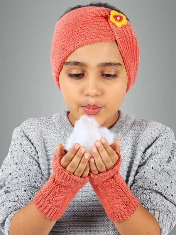 Orange_Woolen_Earmuff_For_Girls