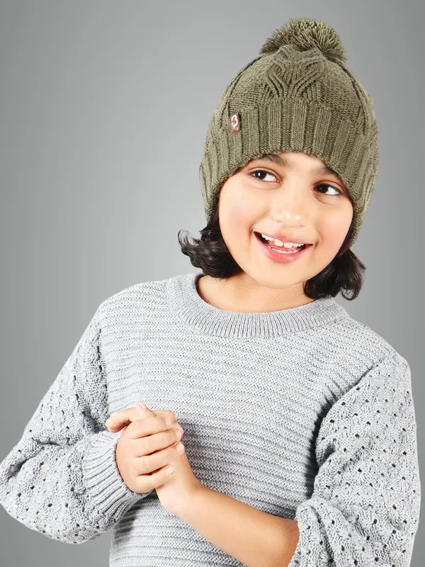 Green_Woolen_Cap_For_Unisex_Child