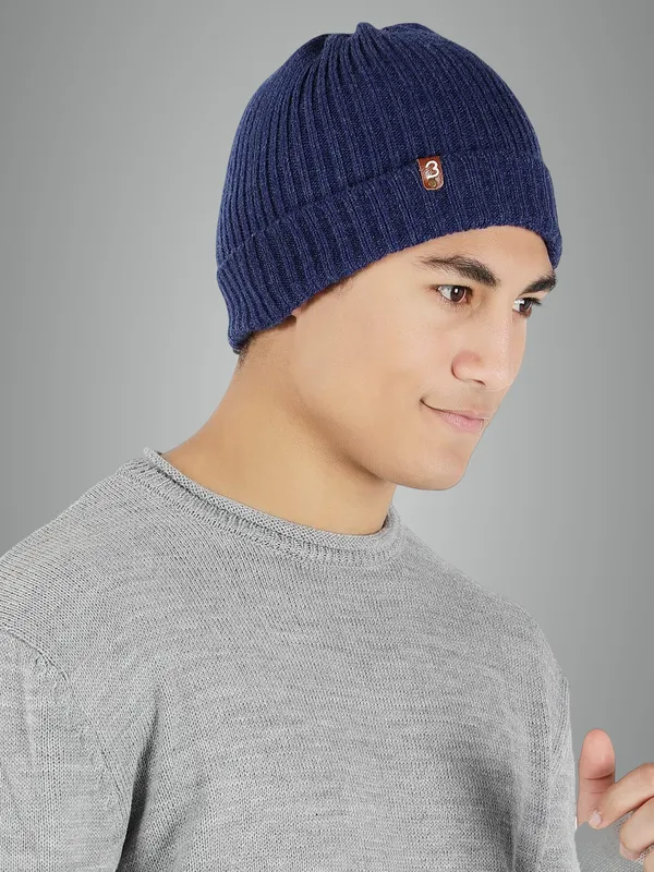 Blue_Woolen_Cap_For_Men