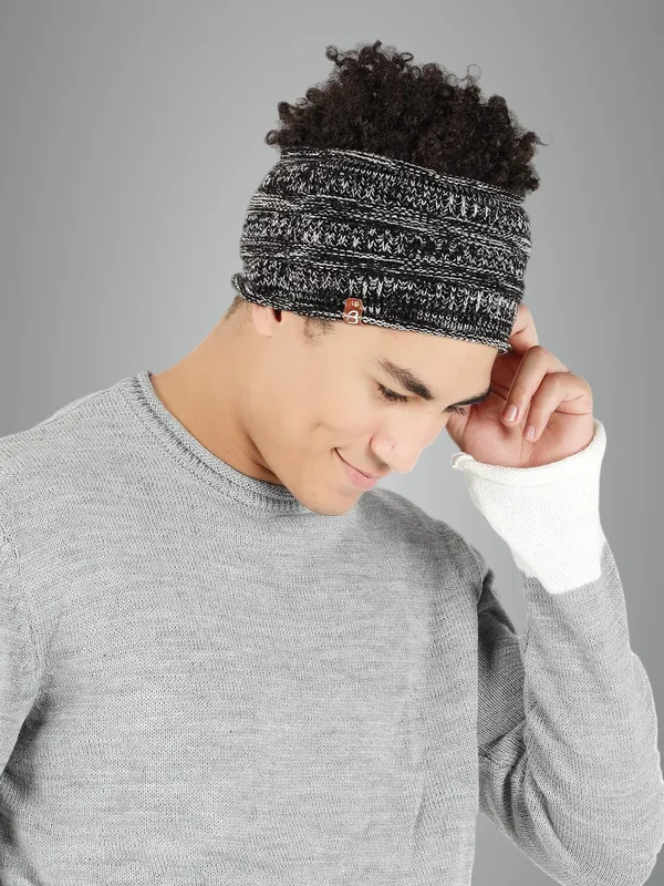 Black_Woolen_Earwarmer_For_Men