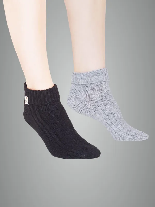 Grey_Woolen_Socks_For_Women_(Pack_Of_2)