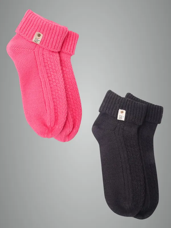 Black_&_Pink_Woolen_Socks_For_Women_(Pack_Of_2)