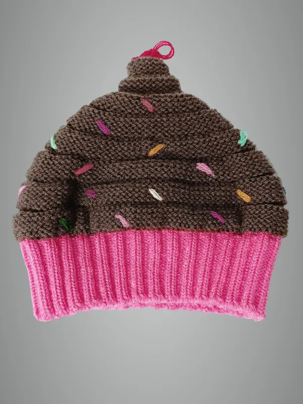 Brown_Woolen_Cap_For_Unisex_Child