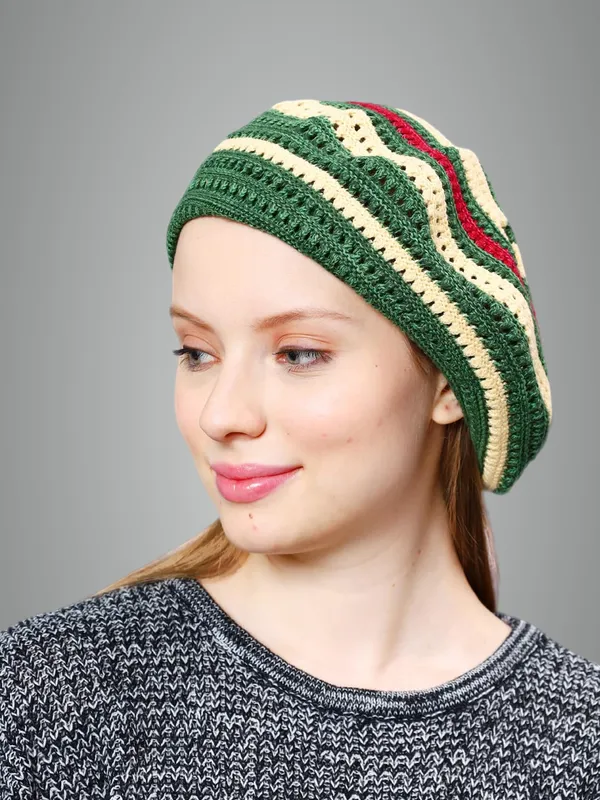 Multicolour_Woolen_Beret_For_Women