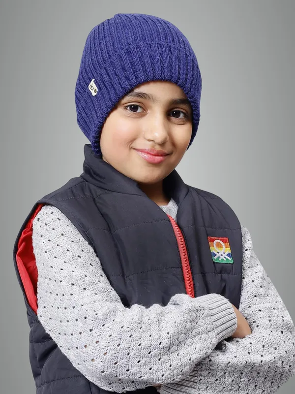 Blue_Woolen_Cap_For_Unisex_Child