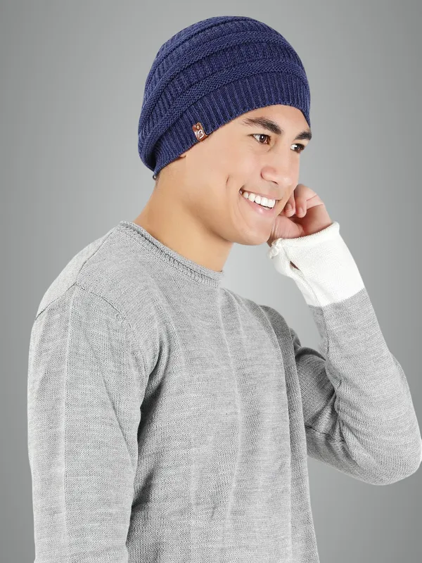 Blue_Woolen_Slouchy_For_Unisex