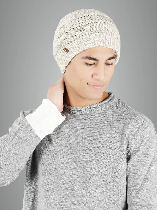 White_Woolen_Slouchy_For_Unisex