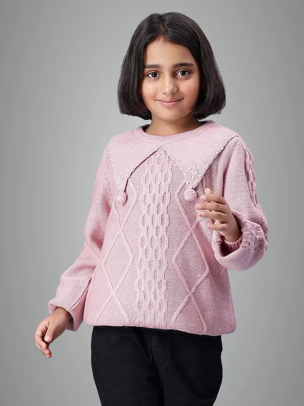 Mauve_Woolen_Pullover_For_Girls