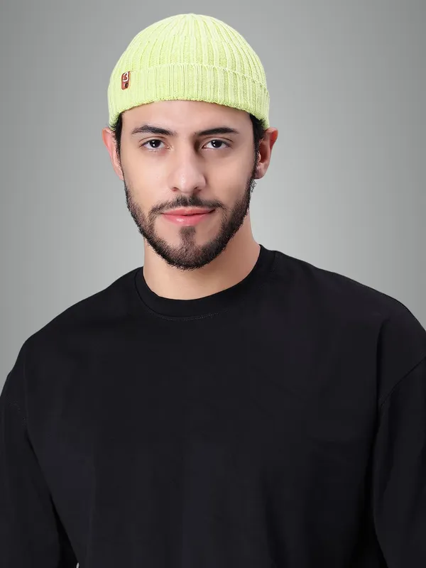 Yellow_Woolen_Cap_For_Unisex
