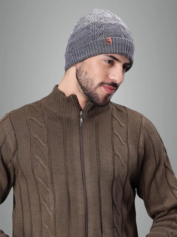 Grey_Woolen_Cap_For_Unisex