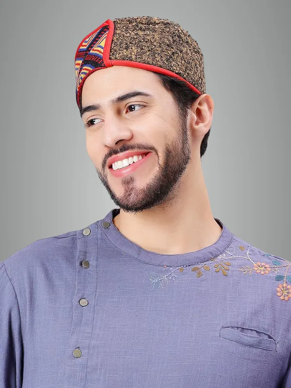 Multicolor_Woolen_Cap_For_Unisex