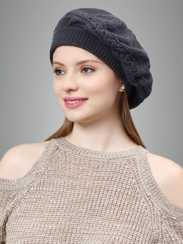 Grey_Woolen_Cap_For_Women