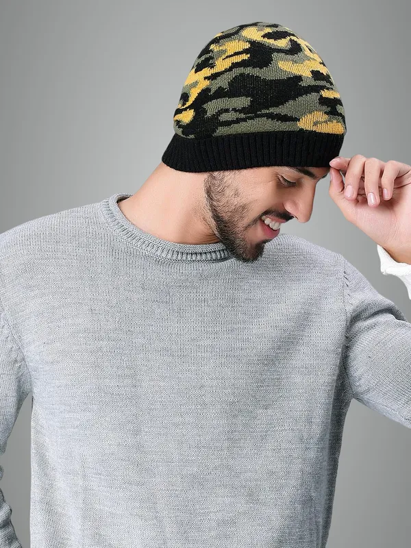 Multicolour_Woolen_Cap_For_Unisex