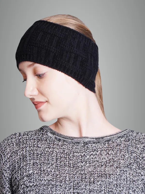 Black_Woolen_Earwarmer_For_Unisex