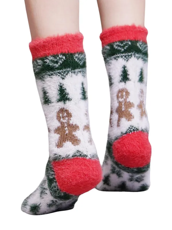 Women_Wool_Socks_Winter_christmas_design_fur_Vintage_Warm_Soft_Thick_Knit_Woolen_Socks