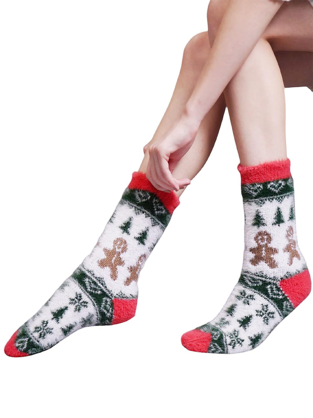 Women_Wool_Socks_Winter_christmas_design_fur_Vintage_Warm_Soft_Thick_Knit_Woolen_Socks