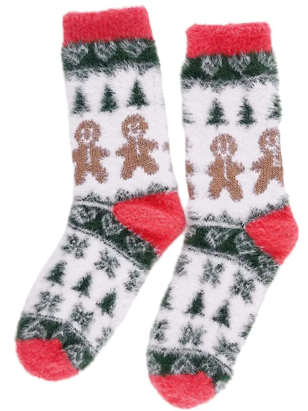 Women_Wool_Socks_Winter_christmas_design_fur_Vintage_Warm_Soft_Thick_Knit_Woolen_Socks