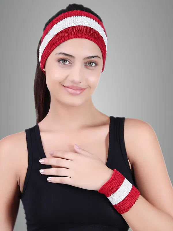 Maroon_Woolen_Headband_For_Women