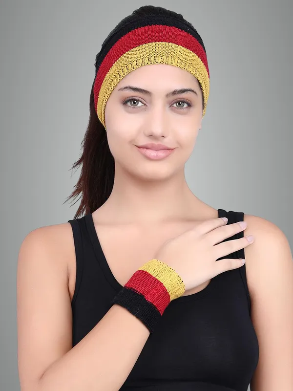 Red_&_Yellow_Woolen_Headband_For_Women