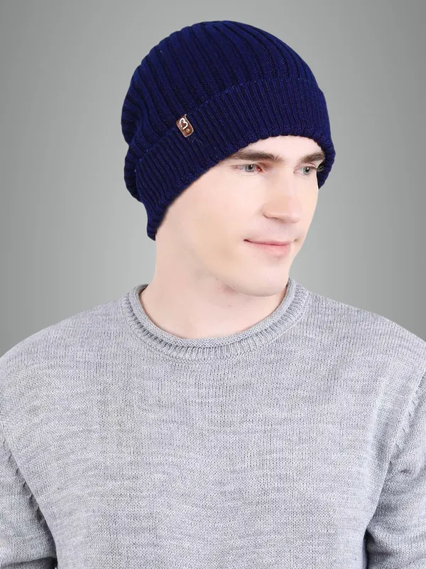 Navy_Blue_Woolen_Cap_For_Unisex