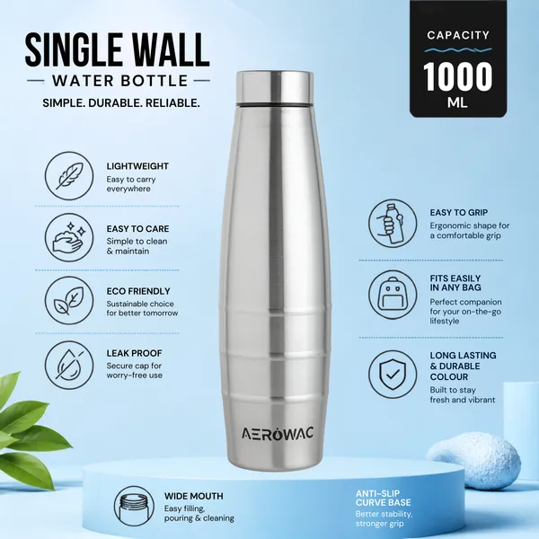 Astra_Single_Wall_Stainless_Steel_Bottle_|_Lightweight_&_Durable_|_BPA-Free_|_1000ml,_Silver