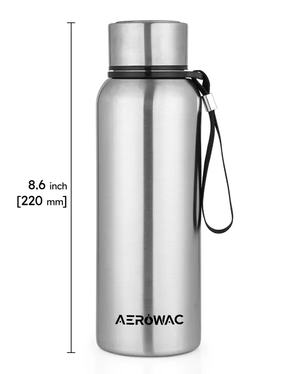 Kaia_Double_Wall_Stainless_Steel_Bottle_|_Wide_Mouth_|_Hot_&_Cold_|_600ml_,_Silver