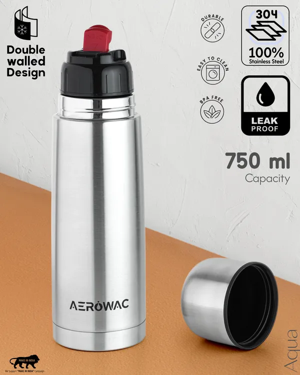 Aqua_Double_Wall_Vacuum_Insulated_Stainless_Steel_Bottle_|_Hot_&_Cold_24_Hours_|_Leak-Proof_|_BPA-Free_750ml,_Silver