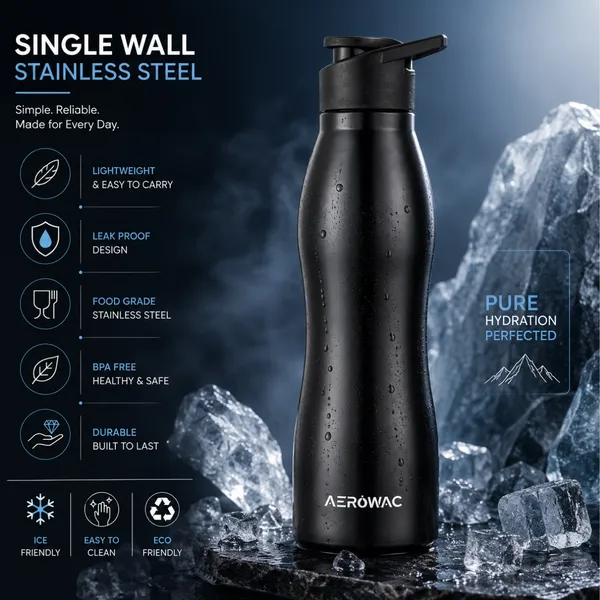 Aerowac_Silva_202_Stainless_Steel_Water_Bottle_1000_ml_|_BPA_Free_Leak_Proof_Sipper_Bottles_|_Matte_Finish_Metal_Water_Bottle_with_Sports_Cap_|_Reusable_Bottles_for_Gym_Office_Travel_(Black)