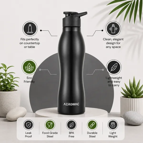 Aerowac_Silva_202_Stainless_Steel_Water_Bottle_1000_ml_|_BPA_Free_Leak_Proof_Sipper_Bottles_|_Matte_Finish_Metal_Water_Bottle_with_Sports_Cap_|_Reusable_Bottles_for_Gym_Office_Travel_(Black)