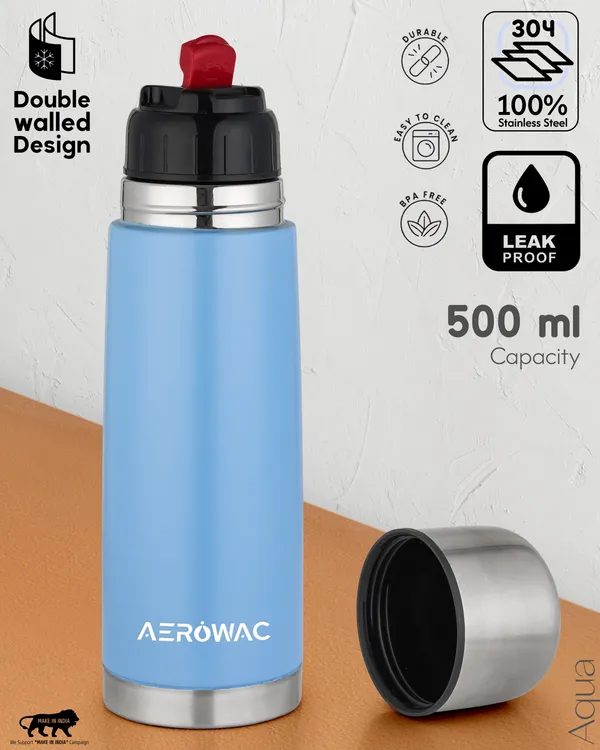 Aqua_Double_Wall_Vacuum_Insulated_Stainless_Steel_Bottle_|_Hot_&_Cold_24_Hours_|_Leak-Proof_|_BPA-Free_500ml,_C-Blue