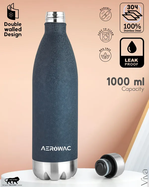 Viva_Double_Wall_Insulated_Stainless_Steel_Water_Bottle_|_Hot_&_Cold_|_Stylish_Premium_Design_|_1000ml,_Blue