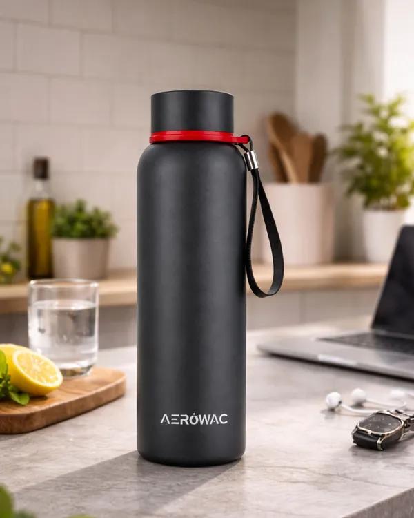 Kaia_Double_Wall_Stainless_Steel_Bottle_|_Wide_Mouth_|_Hot_&_Cold_|_800ml,_Black