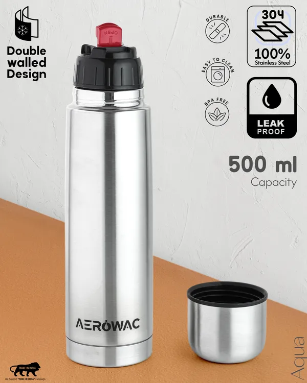 Aqua_Double_Wall_Vacuum_Insulated_Stainless_Steel_Bottle_|_Hot_&_Cold_24_Hours_|_Leak-Proof_|_BPA-Free_500ml_,_Silver