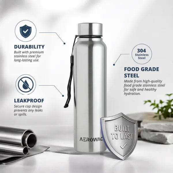 Nubo_Single_Wall_Stainless_Steel_Bottle_|_Lightweight_&_Durable_|_BPA-Free_|_1000ml,_Silver