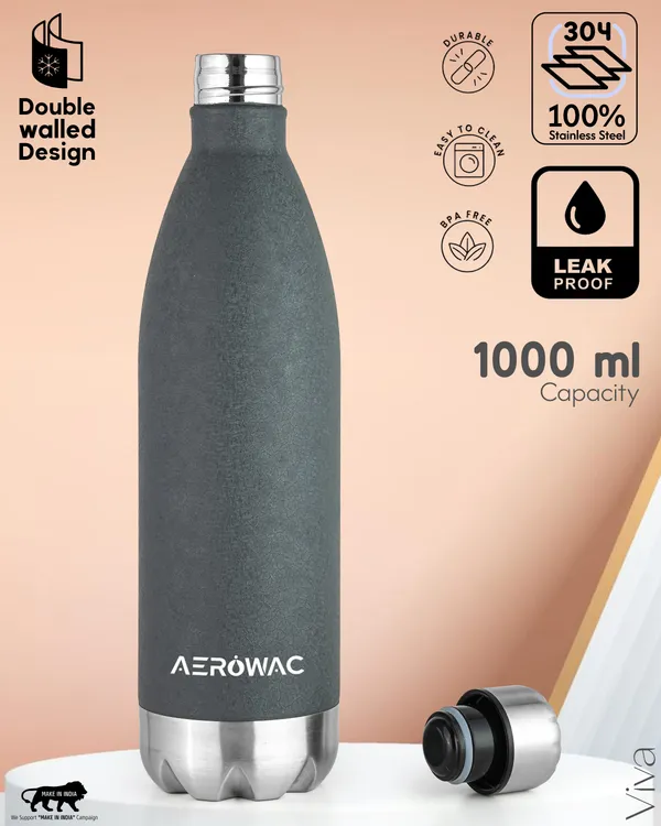 Viva_Double_Wall_Insulated_Stainless_Steel_Water_Bottle_|_Hot_&_Cold_|_Stylish_Premium_Design_|_1000ml,_Dark_Grey
