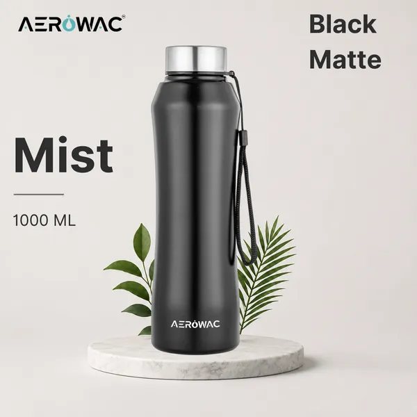 Mist_202_Stainless_Steel_Water_Bottle_1000_ml_|_BPA_Free_Leak_Proof_Reusable_Metal_Bottle_with_Carry_Strap_|_Matte_Finish_Wide_Mouth_Sports_Water_Bottle_for_Gym_Hiking_and_Daily_Use_(Black)