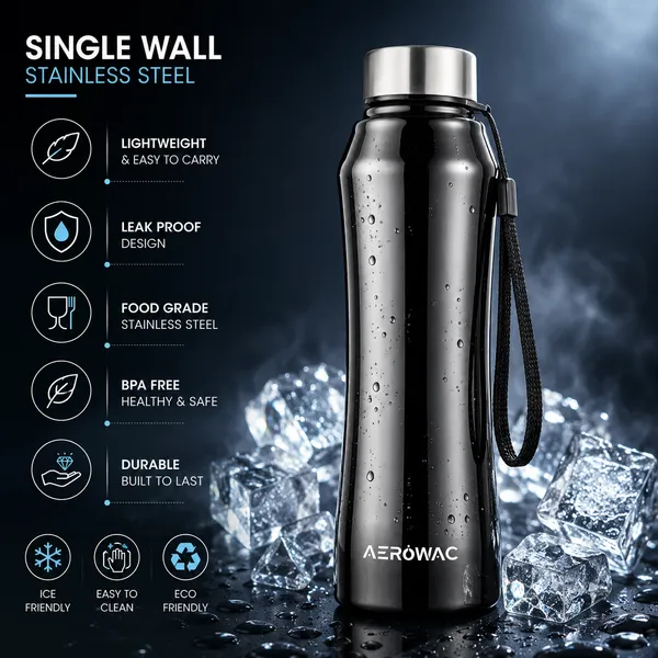 Mist_202_Stainless_Steel_Water_Bottle_1000_ml_|_BPA_Free_Leak_Proof_Reusable_Metal_Bottle_with_Carry_Strap_|_Glossy_Finish_Wide_Mouth_Sports_Water_Bottle_for_Gym_Hiking_and_Daily_Use_(Black)