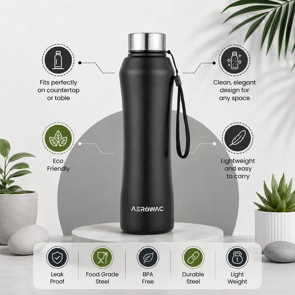 Mist_202_Stainless_Steel_Water_Bottle_1000_ml_|_BPA_Free_Leak_Proof_Reusable_Metal_Bottle_with_Carry_Strap_|_Textured_Finish_Wide_Mouth_Sports_Water_Bottle_for_Gym_Hiking_and_Daily_Use_(Black)