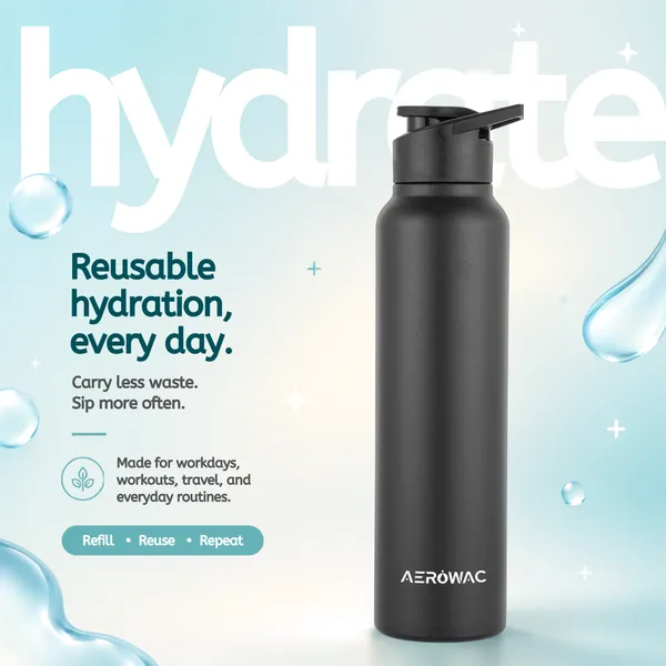 Nubo_Alpha_202_Stainless_Steel_Water_Bottle_1000_ml_|_BPA_Free_Leak_Proof_Sipper_Bottles_|_Textured_Finish_Metal_Water_Bottle_with_Sports_Cap_|_Reusable_Bottles_for_Gym_Office_Travel_(Black)