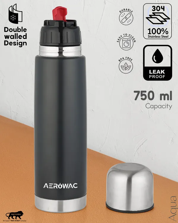 Aqua_Double_Wall_Vacuum_Insulated_Stainless_Steel_Bottle_|_Hot_&_Cold_24_Hours_|_Leak-Proof_|_BPA-Free_750ml,_Grey